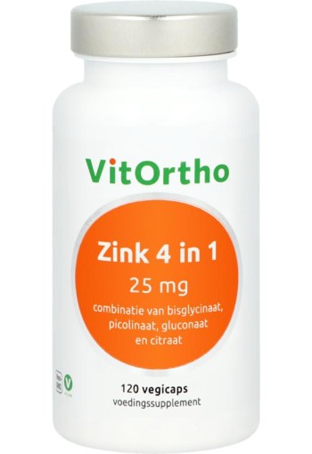 Vitortho Zink 4 in 1 (120 Vegetarische capsules)