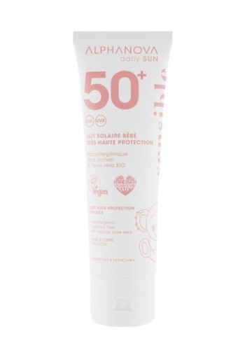 Alphanova Sun Baby sun milk sensitive bio SPF50+ (50 Milliliter)