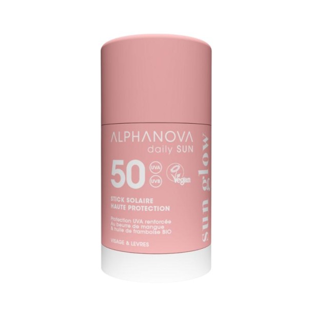 Alphanova Sun Face sun stick sun glow bio SPF50 (17 Milliliter)
