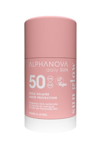 Alphanova Sun Face sun stick sun glow bio SPF50 (17 Milliliter)