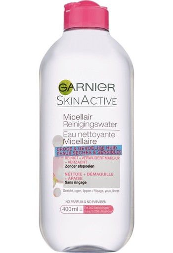 Garnier Skin Active Droge huid Micellair Reinigingswater 400 ml