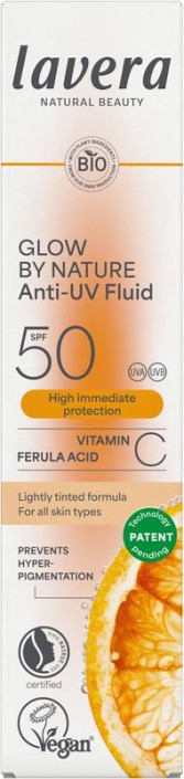 Lavera Glow by nature anti-UV fluid SPF50 (40 Milliliter)