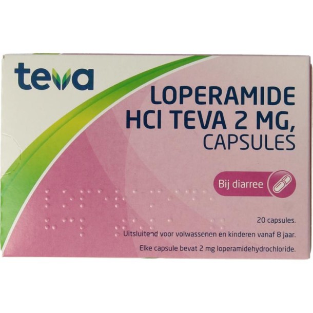 Teva Loperamide HCL 2 mg (20 Capsules)