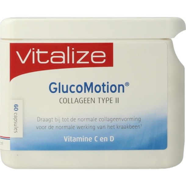 Vitalize Glucomotion collageen type II (60 Capsules)