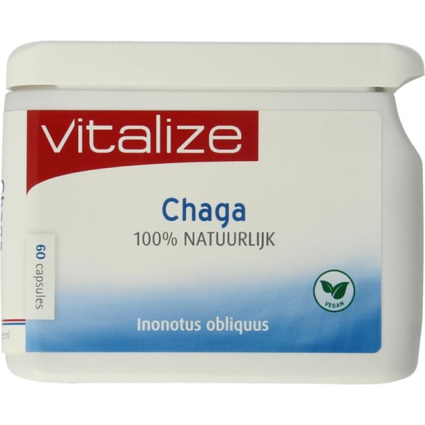 Vitalize Hericium chaga 100% natuurlijk (60 Capsules)