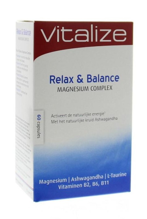 Vitalize Rust & balans magnesium complex (60 Capsules)