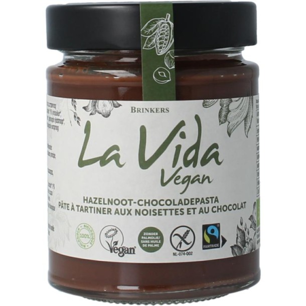 La Vida Hazelnootpasta bio (270 Gram)
