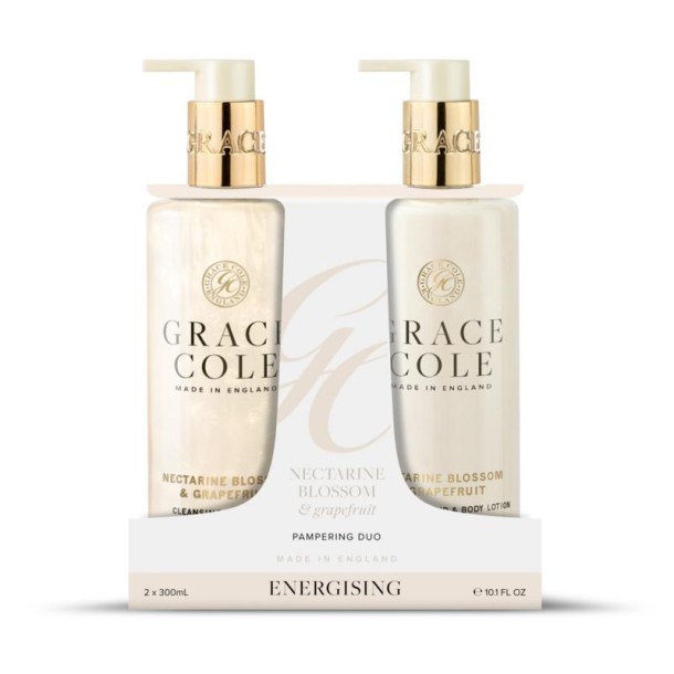 Grace Cole Nectarine blossom & grapefruit hand care duo (2 Stuks)