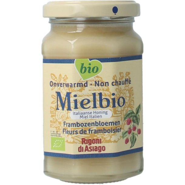 Mielbio Framboos creme honing bio (300 Gram)