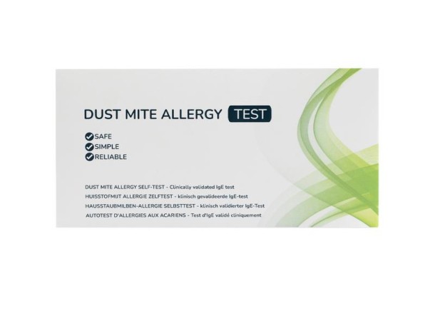 The Tester Allergietest huisstof kat pollen (1 Stuks)