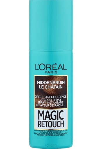 L'Oréal Paris Magic Retouch Uitgroei Camouflage Spray 3 Middenbruin 75 ml