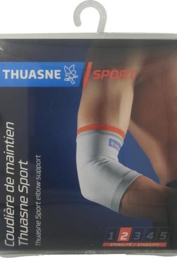 Thuasne Steunbrace elleboog lichtgrijs maat XL (1 Stuks)