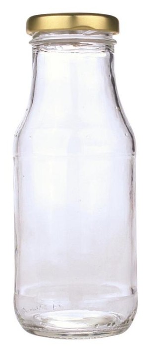 Helios Holland Sapfles glas 250ml met twist off dop goud (16 Stuks)