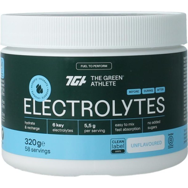 Green Athlete Electrolytes pure (320 Gram)