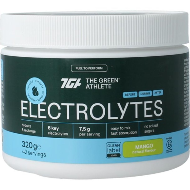 Green Athlete Electrolytes mango (320 Gram)
