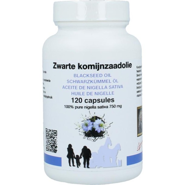 De Koning Tilly Zwarte komijnzaad (120 Capsules)