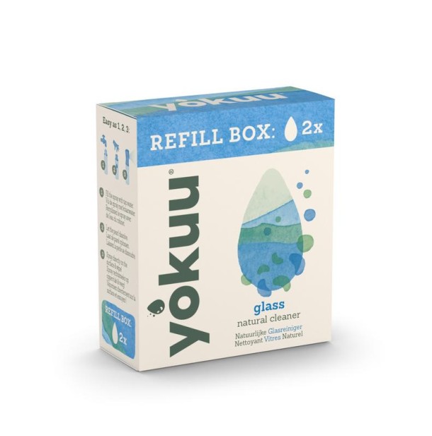 Yokuu Glasreiniger navul (2 Stuks)