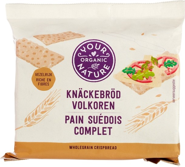 Your Organic Nat Knackebrod volkoren bio (250 Gram)