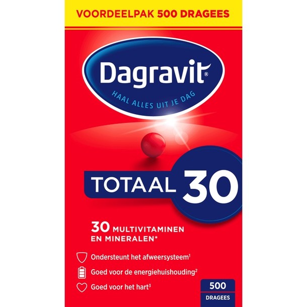 Dagravit Totaal 30 Dragees 500 stuks