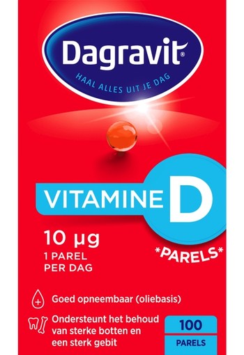 Dagravit Vitamine D Parels 100stuks