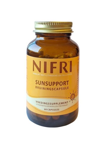 Nifri Bruiningscaps+ L-tyrosine & collageen (60 Capsules)
