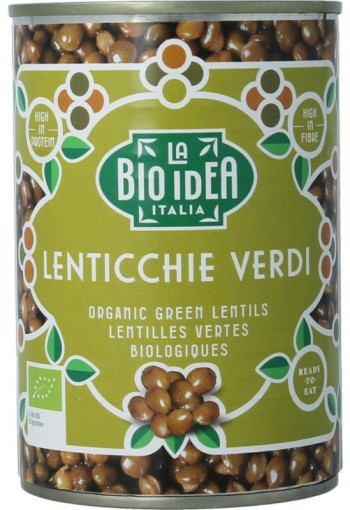 La Bio Idea Groene linzen bio (400 Gram)