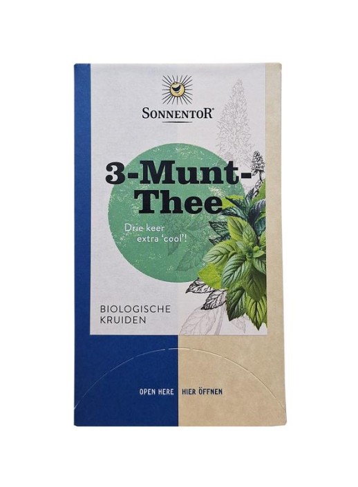 Sonnentor 3 Munt-thee bio (18 Zakjes)