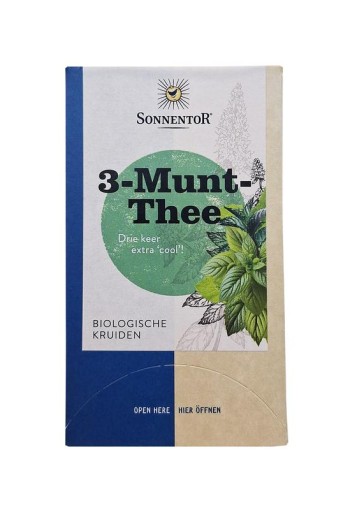 Sonnentor 3 Munt-thee bio (18 Zakjes)