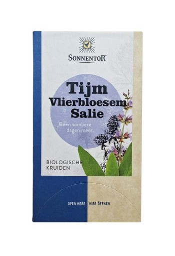 Sonnentor Tijm vlierbloesem salie bio (18 Stuks)
