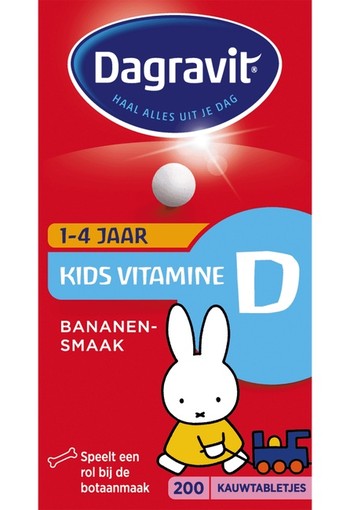 Dagravit Kids Vitamine D Tabletjes 200 stuks