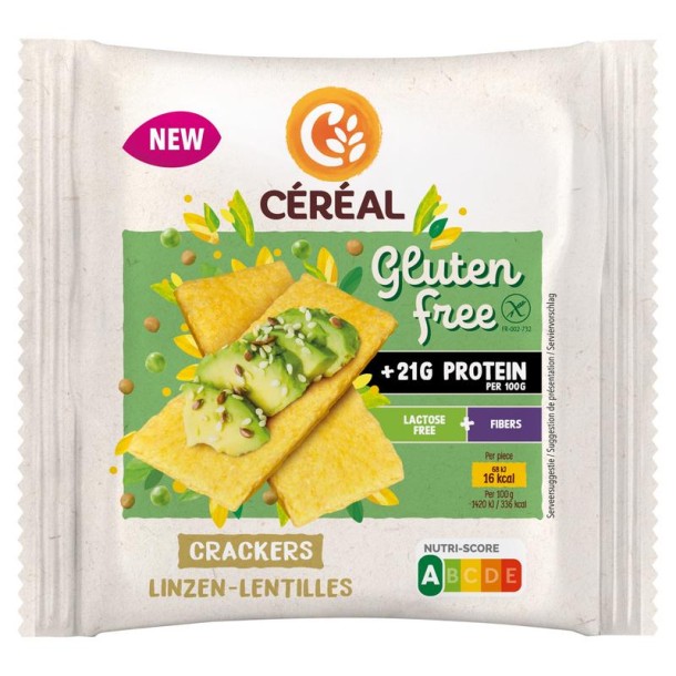 Cereal Linzen crackers gluten- en lactosevrij (100 Gram)