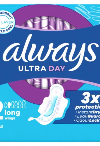 Always Maandverband ultra day long met vleugels (11 Stuks)