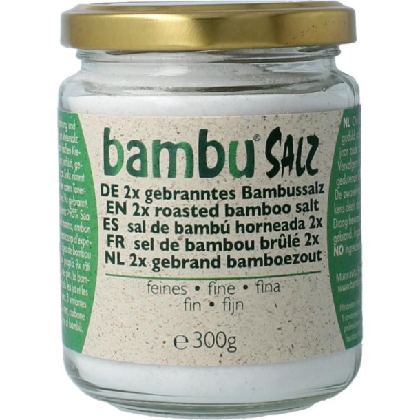 Bambu Salz Bambu zout fijn (300 Gram)