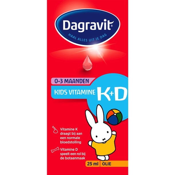 Dagravit Vitamine K+d Druppels 25ml