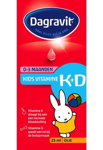 Dagravit Vitamine K+d Druppels 25ml
