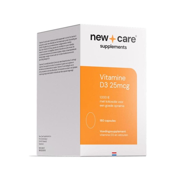New Care Vitamine D3 25mcg (180 Capsules)