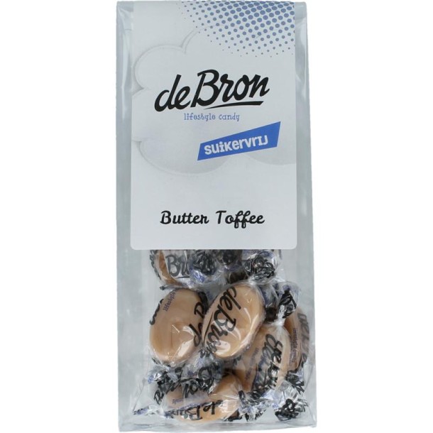 De Bron Buttertoffee suikervrij (65 Gram)