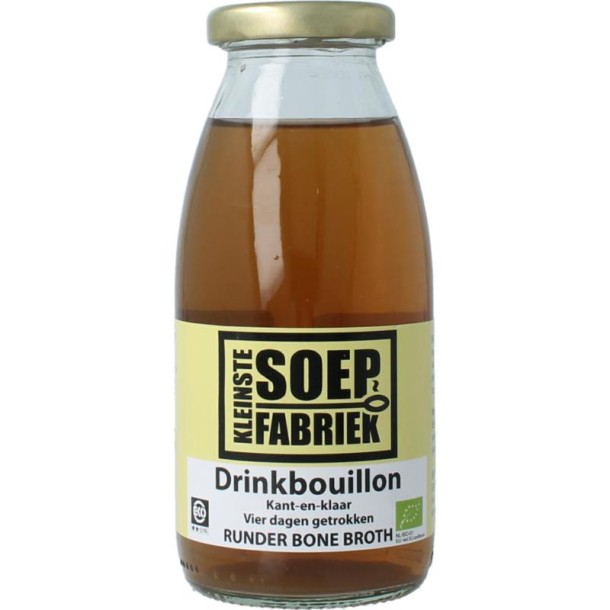 Kleinstesoepfabr Drinkbouillon rund bio (245 Milliliter)