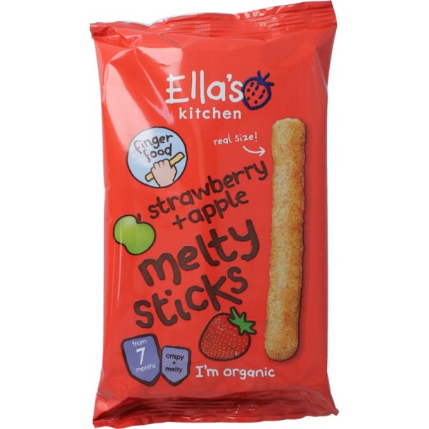 Ella's Kitchen Melty sticks strawberry/apple 7+ mnd bio (16 Gram)