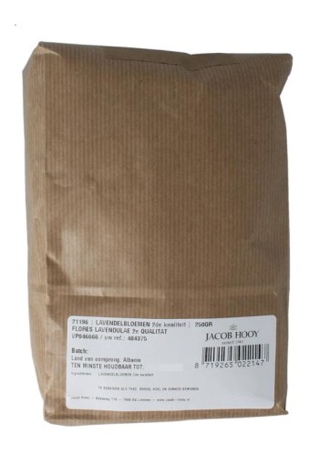 Jacob Hooy Lavendelbloemen 2de kwaliteit (250 Gram)