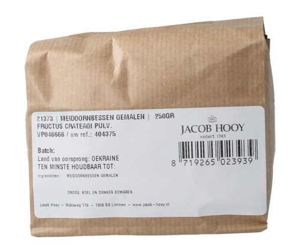 Jacob Hooy Meidoornbessen gemalen (250 Gram)