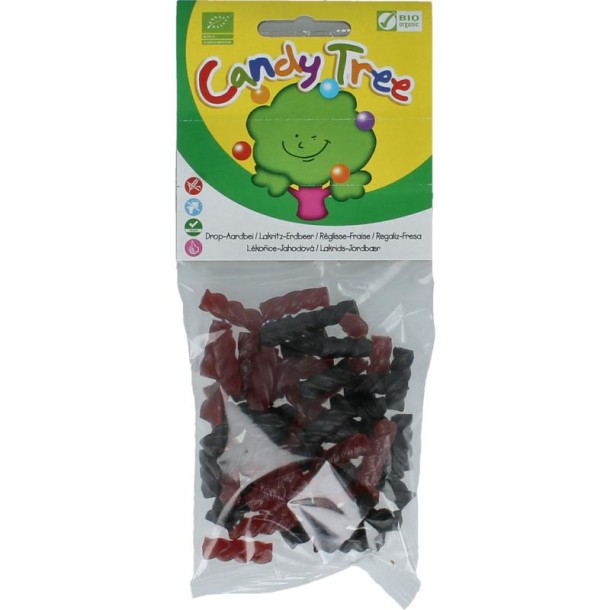 Candy Tree Drop aardbei mix bio (75 Gram)