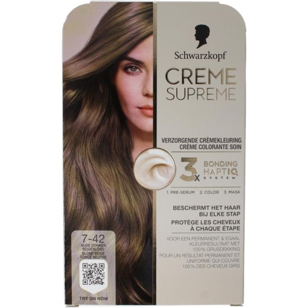Schwarzkopf Creme supreme 7-42 D blond (1 Stuks)