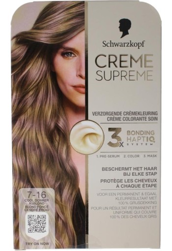 Schwarzkopf Creme supreme 7-16 D blond (1 Stuks)