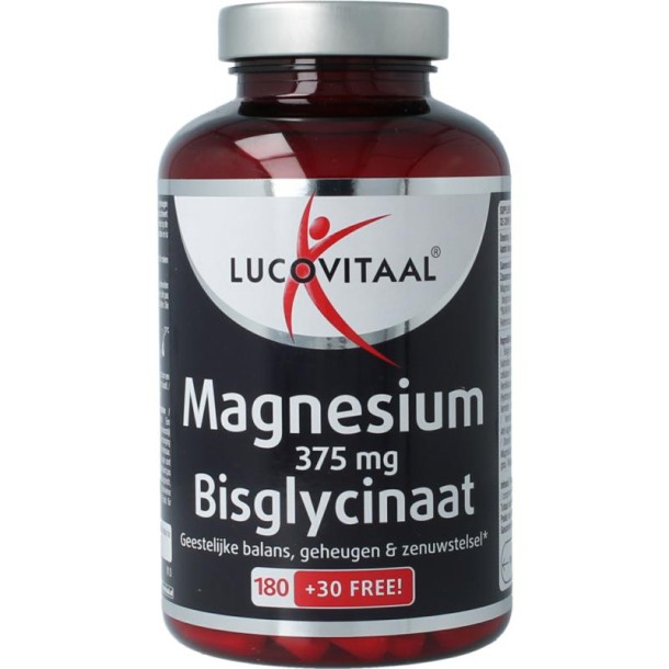 Lucovitaal Magnesium bisglycinaat 375mg (210 Tabletten)