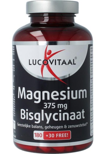 Lucovitaal Magnesium bisglycinaat 375mg (210 Tabletten)