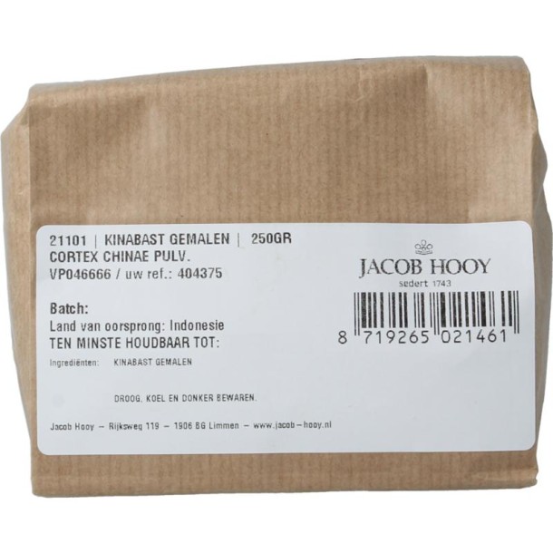 Jacob Hooy Kinabast gemalen (250 Gram)