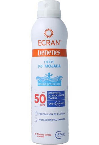 Ecran Sun care kids wet skin spray SPF50 (250 Milliliter)
