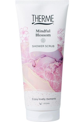 Therme Mindful blossom shower scrub (200 Milliliter)