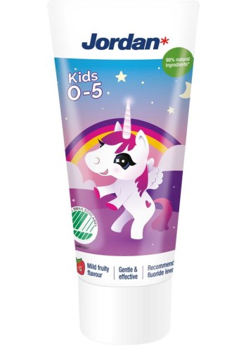 Jordan Tandpasta kids 0 - 5 jaar 50 Milliliter